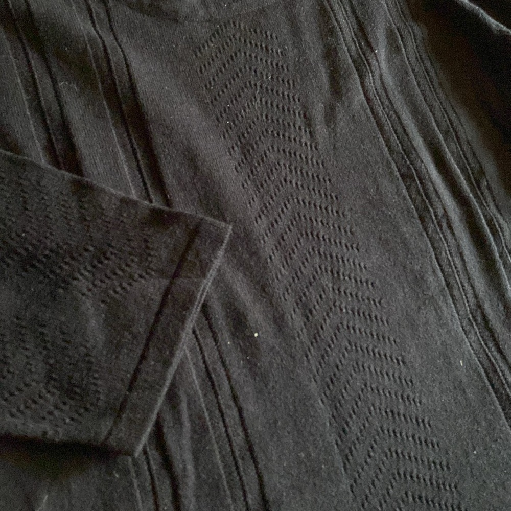 Anthropologie Nomad by Morgan Carper Black Knit Top size XS-S - Picture 4 of 4